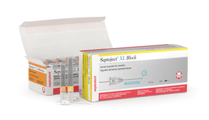 Septoject XL Needle Infiltration and Nerve Blocks 25 Gauge X-Large 100/Bx 01-N1500