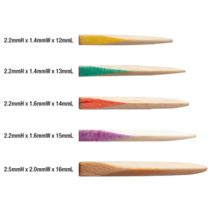 SeptoWedges Natural Refill, 100/Bx 2.2mm x 1.4mm x 16mm 01C4025