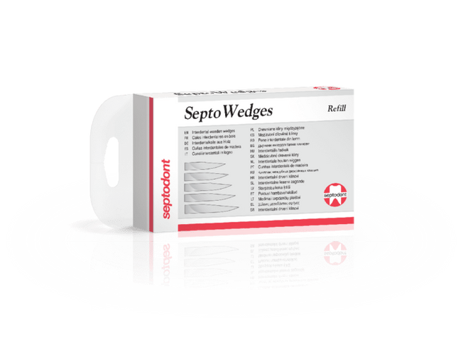 Septodont | Septodont SeptoWedges Assorted Anatomical Wooden Wedges Refill, 100/Pk | 01C4020