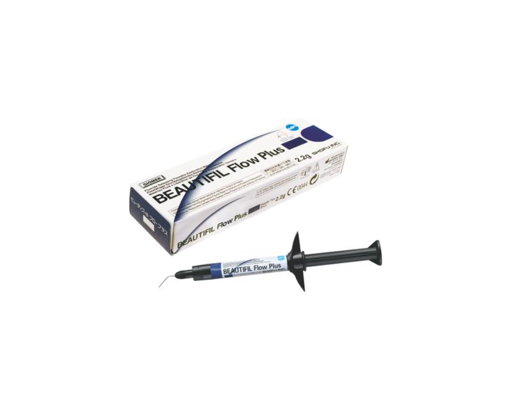 Shofu Dental Beautifil Flow Plus F00 Hybrid Composite Syringe - A2 Shade 2.2g