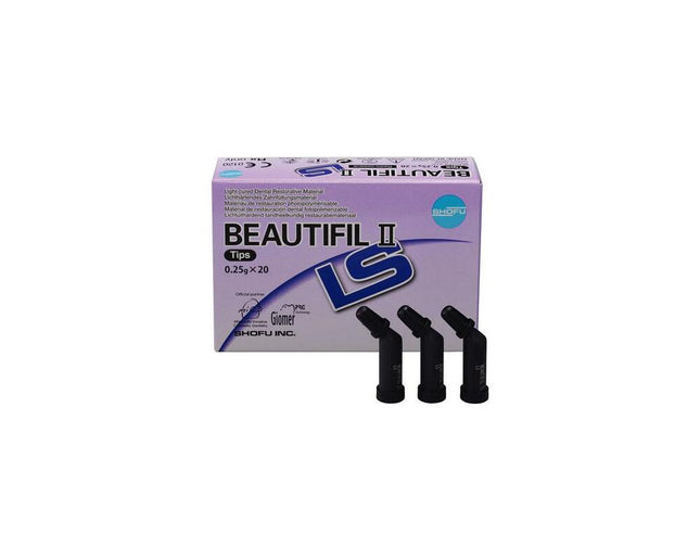 Shofu Dental | Beautifil II LS Tips, 20 x 0.25g, A3 | Y2286