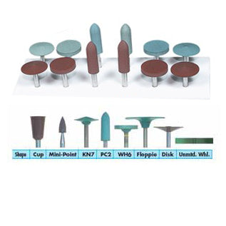 Brownie Stone, Unmounted Wheel, ISO #220, HP, 12/pk 0453