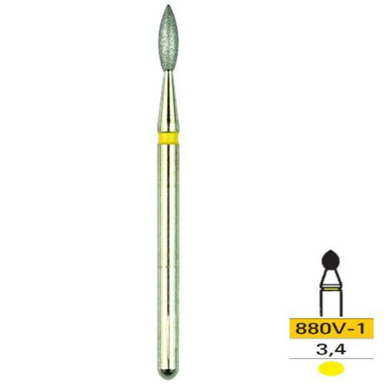 Robot FG Diamond, Bud, ISO #243/014, 3.4 Length, Super Fine, 1/pk