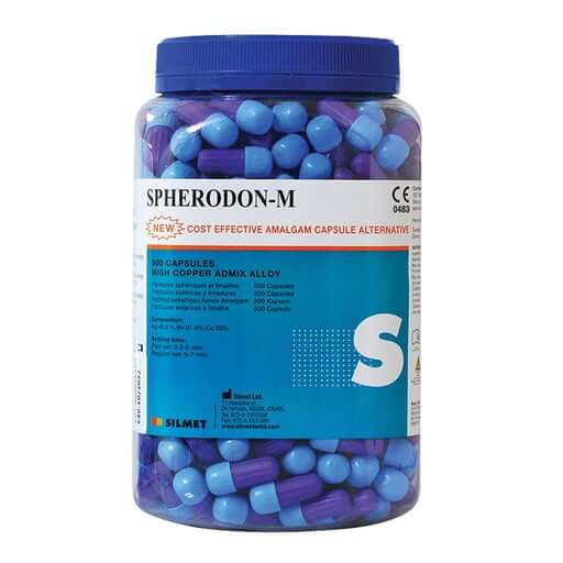 Spherodon M 1 Spill Fast Set Admix Alloy 45.5% Ag, High Copper, Non Gamma II | SurgiMac Dental Supply