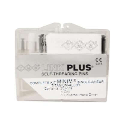TMS Link Plus L-821 Minim Silver .021" / .525 mm 20/Pk. Titanium Alloy Single | SurgiMac Dental Supply