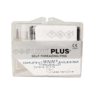 TMS Link Plus L-821 Minim Silver .021" / .525 mm 20/Pk. Titanium Alloy Single | SurgiMac Dental Supply