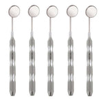 SurgiMac #5 Front Surface Mirror with Ergonomic Handle, Cone Socket/Simple Stem, 5/Pk 10-118CS