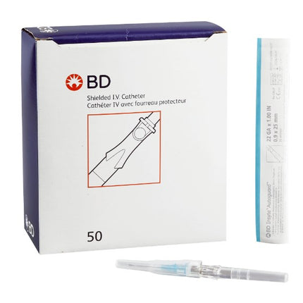 BD | Peripheral IV Catheter Insyte Autoguard 22 Gauge 1 Inch Retracting Safety Needle | 381523