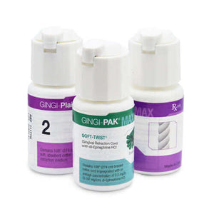 Z-Twist Weave Retraction Cords - #2 (Medium) with Epinephrine, 100% Cotton, 108" | SurgiMac Dental Supply