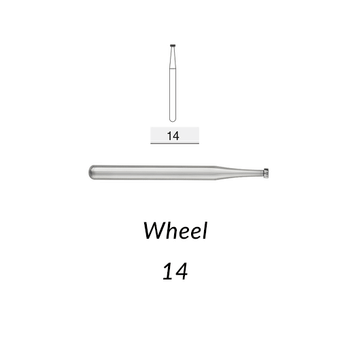 Alpen FG #7 Round Carbide Bur, Package of 10 | SurgiMac Dental Supply