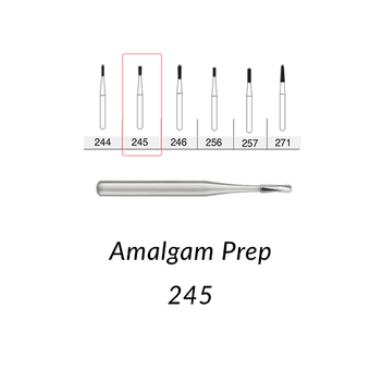 Alpen/Speedster FG #245G SS (short shank) Amalgam Preparation carbide bur | SurgiMac Dental Supply