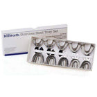 Bosworth Set of 8 - Edentulous Perforated Full-Arch Stainless Steel Impression