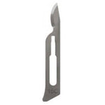 Myco Medical #15C Sterile Stainless Steel Surgical Scalpel Blade, Box of 100 3001T-15C