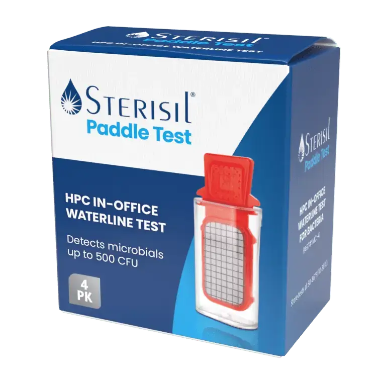 Sterisil Paddle Test - 4 Paddles In-Office HPC waterline test | SurgiMac Dental Supply