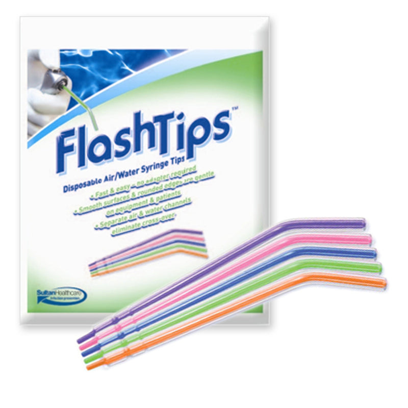 Flashtips Disposable Air/Water Syringe Tips 250/bg 23071