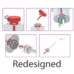 Genie Heavy Body Rapid Set Berry Flavor, Purple, Bulk Pack 60x 50ml Redesigned Cartridges 77710