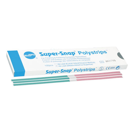 Super-Snap Polystrip, Black/ Violet, Coarse/ Medium, 100/pk