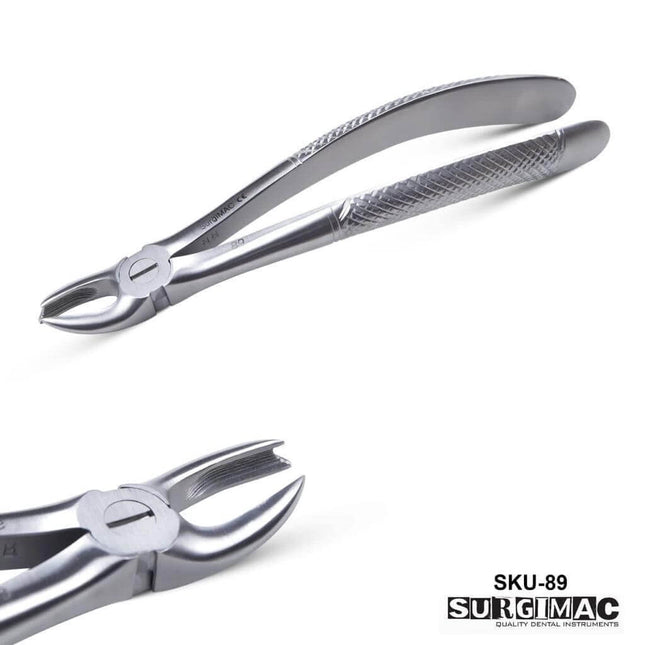 SurgiMac #89 Extracting Forceps, Stainless Steel, Air Series, 1/Pk 14-1842