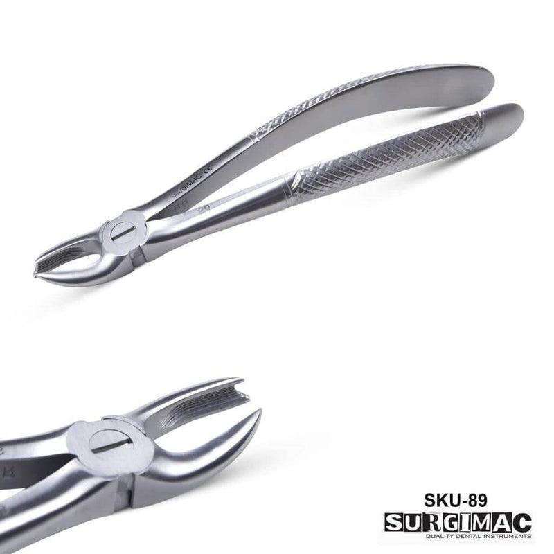 SurgiMac #89 Extracting Forceps, Stainless Steel, Air Series, 1/Pk 14-1842