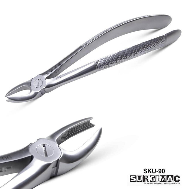 SurgiMac #90 Extracting Forceps, Stainless Steel, Air Series, 1/Pk 14-1843