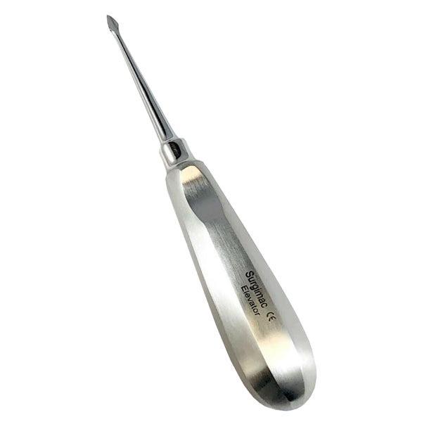 SurgiMac | Dental Elevator #60, Spade Root Extracting Elevator with Concave Tip, Stainless Steel | 12-1901s