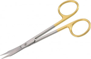 Dental Goldman Fox Scissor 13cm with TC inserts - Curved by SurgiMac 16-2601-A