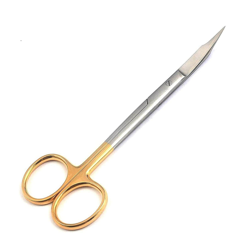Dental Goldman Fox Scissor 13cm with TC inserts - Curved by SurgiMac 16-2601-A