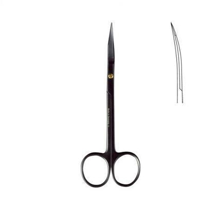 Dental Goldman Fox Scissor 13cm with TC inserts Curved by SurgiMac