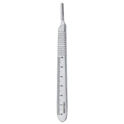 SurgiMac #3 Surgical Blade Handle with Ruler, Stainless Steel, Eco Series, 1/Pk