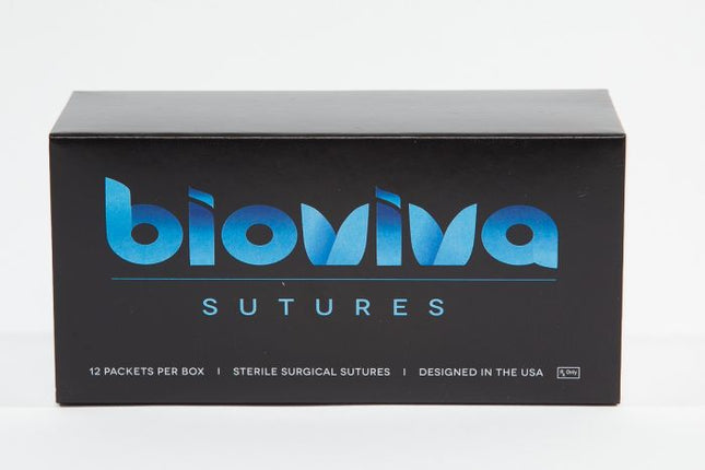 Bioviva Suture Chromic Gut  5/0 18", Reverse cut, 3/8, 13mm P3 Needle12/Bx