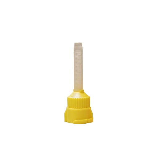 Defend Short Yellow HP T-Mix Mixing Tips - Small (4.2 mm) 48/Pk