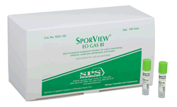 SCG100 TUBE TEST INDICATOR BIOLOGICAL EO GAS SELF CONTAINED SPORVIEW ( BX 100 ) Self-Contained Eo Gas Bi, 100/Bx | SurgiMac Dental Supply