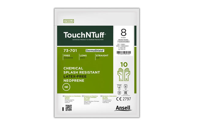 Ansell Touchntuff Dermashield Neoprene Glove | 387071-4 | Ansell | SurgiMac