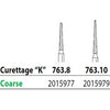 Two Striper FG 763.8 Coarse Diamond Burs, Curettage K. Pack of 5
