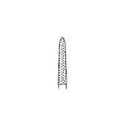Two Striper FG #270.9 Coarse Diamond Burs, Flame shaped. Pack of 5