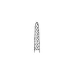 Two Striper FG #270.9 Coarse Diamond Burs, Flame shaped. Pack of 5