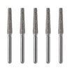 Two Striper FG 703.8 Fine Diamond Bur Flat-End Taper. Pack of 5