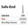 Two Striper FG S79 Fine Safe-End Taper Diamond Bur. Pack of 5