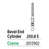 Two Striper ShortCut FG 250.8 S Coarse Diamond Bur Cylinder Bevel-End, Short