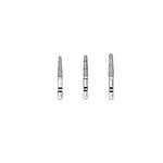 Two Striper ShortCut FG 780.9 S Coarse Diamond Bur Round-End Taper, Short