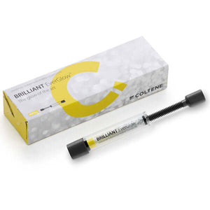 Brilliant EverGlow A1/B1 Syringe 3g, 1/Pk. Low Viscosity Universal Hybrid | SurgiMac Dental Supply