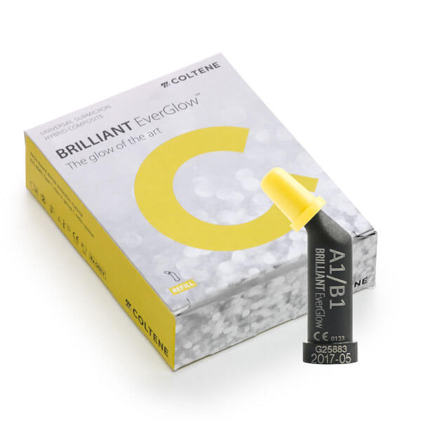 Brilliant EverGlow A1/B1 Tips 0.2 g, 20/Pk. Low Viscosity Universal Hybrid | SurgiMac Dental Supply