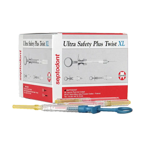 Ultra Safety Plus Twist XL Single Use Pre-Sterilized Syringe Handles, White, 50/bx 01N3500