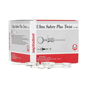 Ultra Safety Plus Twist XL Single Use Pre-Sterilized Syringe Handles, White, 50/bx 01N3500