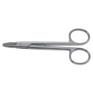 House Brand 4" Straight Crown And Collar Scissors With Smooth Blades | SurgiMac Dental Supply