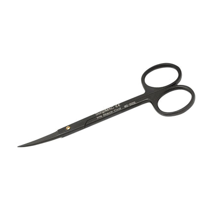 Iris Scissors 4.5", Curved, Stainless Steel, Black Series, 1/Pk