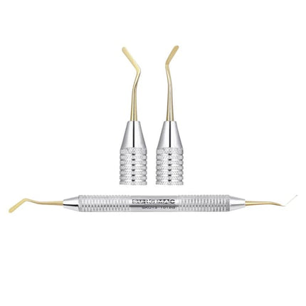 SurgiMac Plastic Filling Instrument, Gold Tips, Stainless Steel, Air Series, 1/Pk