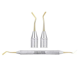SurgiMac Plastic Filling Instrument, Double-Ended, Gold Tips, Stainless Steel, Air Series, 1/Pk | SurgiMac Dental Supply