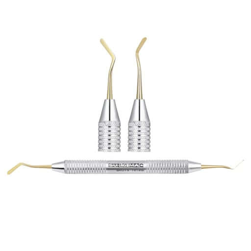 SurgiMac Plastic Filling Instrument, Double-Ended, Gold Tips, Stainless Steel, Air Series, 1/Pk | SurgiMac Dental Supply