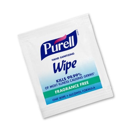 Purell Hand Sanitizing Wipes, Alcohol Formula, 300 Individually Wrapped Wipes